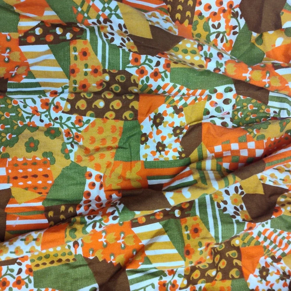 Skilcraft apron with potholders kitchen cooking 70's retro housewife USA